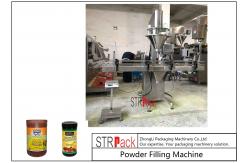 China 10g-5000g Linear Automatic Powder Filling Machine 50 BPM Speed With 25L Hopper supplier