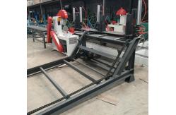China Computer automatic Twin Blades Circular Saw /Wood Sliading Table Circular Sawmill Machine supplier