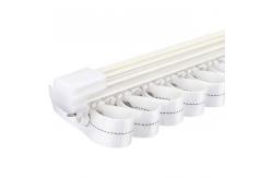 China Home Swish Sliding Double Curtain Rail Tracks For Bay Window supplier