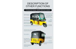 China Battery Operated Auto Electric Rickshaw Tuk Tuk Passenger For Handicap 3000W supplier
