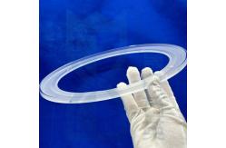 China Transparent Frosted Fused Silica Glass Stone Punching Ring supplier