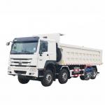 HOWO 8 * 4 Large Pump Self-unloading With 400 Horsepower Dump Truck     Skip Car   Tip Truck for sale