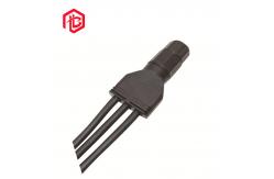 China Rohs Nylon Waterproof Circular Connector 3 Pin Screw Lighting Strip supplier