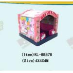 Hello-Kitty Inflatable Kids Small Bouncy Castle Fun Park