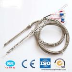 RTD Needle Shaped Handle Temperature Pt100 Thermocouple Sensor For 300c Degree for sale