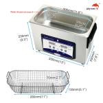 30min Time 4.5L Ultrasonic Parts Cleaner 200W Heater for sale