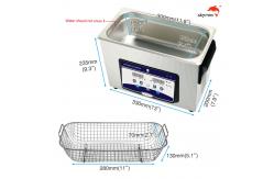 China 1.19 Gallon 200W Heated Ultrasonic Cleaner For Air Compressors Parts supplier
