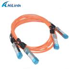 China 10G AOC Cable 10G SFP+ to SFP+ OM3 5M Blue and orange Active Optical Cable for sale