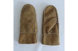 China Cheap classical shearling snow mitten gloves supplier