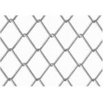 100ft Roll Heavy Gauge Galvanized Chain Link Fence Abrasion Resistance for sale