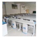 Acid Resistant Chemistry Lab Furniture Workstation Table Polishing for sale