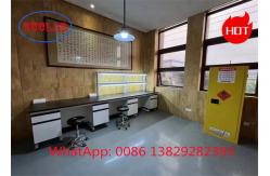 China Chemical Resistant Laminate Lab Workbench with  Cabinets for Enhanced Safety supplier