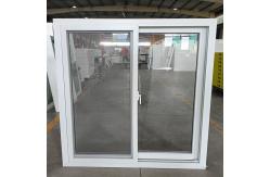 China Customized Size PVC Slide Window UPVC Double Glazed Sliding Windows supplier