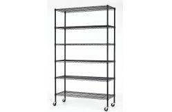 China Durable 6 Tier Wire Storage Racks Movable In A Plant Growing Environment supplier