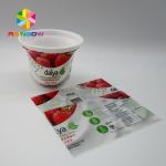 PVC Plastic Shrink Sleeve Labels Heat Sensitive Wrap For Beverage Bottle Neck for sale