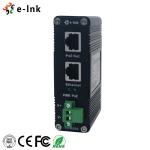 E-Link Gigabit Power Over Ethernet Injector 12~48VDC Power Input DIN Rail / Wall Mount for sale