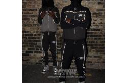 China Custom Made Windbreaker Tracksuit Nylon Sweat Suits Jacket And Sweatpants Set Breathable supplier