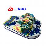 Women Summer Fabric Upper Eva Foam Custom Flip Flops for sale