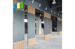 China Fabric Movable Wall System Davao Acoustic Foldable Sliding Partition For Meeting Room supplier