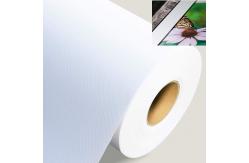 China 10 Oz Polyester Inkjet Canvas Rolls Wholesale White Dye Sublimation Banner supplier