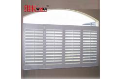 China White Bathroom Glass Jalousie Window Louvers With Air Ventilation Shutter supplier