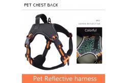 China Pet Puppy Chest Harness Reflective Small Adjustable Dog Lead Safety Strap supplier