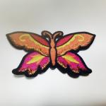 Butterfly Custom Embroidered Patches For Clothes Shoes Bag Suitcase for sale