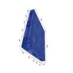 1320X1150 Plastic Export Pallets HDPE Warehouse 1200Kg Dynamic for sale