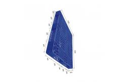 China 1320X1150 Plastic Export Pallets HDPE Warehouse 1200Kg Dynamic supplier