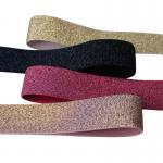 Wholesale Custom Color Woven Waistband Glitter Elastic Band for Dress for sale
