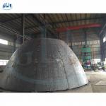 Black 36in Mild Steel Torispherical Dished Head Pressure Vessel Ends ISO9001 for sale