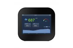 China Smart Gzair Indoor Co2 Meter WiFi Air Monitor Touchscreen Display supplier