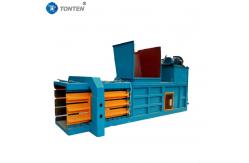 China Plastic Waste Hydraulic Scrap Baler Machine Horizontal Baling Press supplier