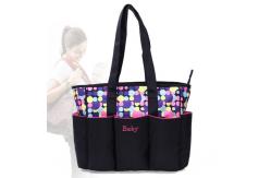 China Multi Function Polyester Mommy Bag Portable Mummy Tote Dipper Bag supplier