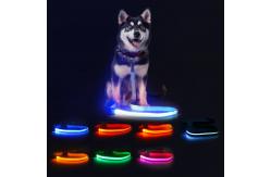 China 120cm Led Dog Leash Rechargeable USB Illuminated Dog Leash Personalized supplier