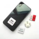 13.56MHz Custom RFID Key Fob NFC Epoxy Sticker Instant Sharing For Phone NFC Stickers for sale