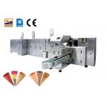 Full Automatic Ice Cream Cone Biscuit Making Machine 101 Baking Plates for sale