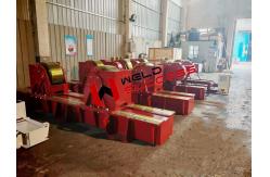 China 350t Heavy Duty Pipe Welding Rollers Rotator Stands With Bolt Adjustment supplier