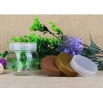 Plastic Screw Cap PET Food Can Packaging For Cookies , Nuts , Candies Packing for sale