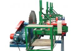 China Round Log Circular Sawmill Hard Wood Timber cutting Saw With Carriage supplier