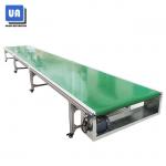 12M PCB SMT Production Line 400mm 500mm Width Green PVC ESD Belt Conveyor for sale