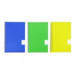 Custom double Spiral Bound Printing Service plastic Hard Cover for sale
