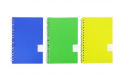 China Custom double Spiral Bound Printing Service plastic Hard Cover supplier