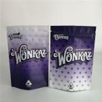 Customized 3.5g Cookie Nut Weed Stand Up Zipper Pouch Plastic Candy Bag 7g 18g 24g for sale