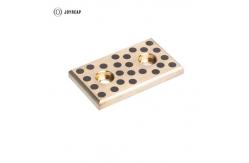 China Graphite Bronze Bearing Plate Slide Sintered Bronze Plate 10mm supplier