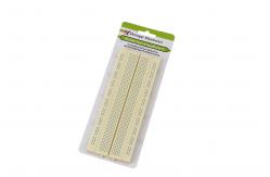 China 840 Tie-points Pink Round Hole Breadboard ,  2.54mm Pitch Solderless Circuit Board supplier