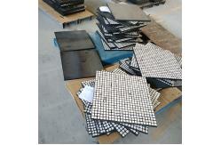 China Rectangular Hex High Alumina Ceramic Tiles Ceramic Rubber Composite Liner supplier