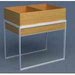 Lightweight Cosmetic Storage Rack / Beauty Product Display Stand Delicate Design for sale