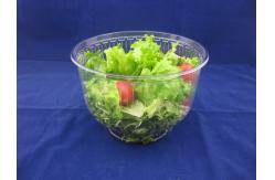 China 17oz OEM/ODM Clear Plastic Clamshell Packaging Disposable Salad Bowls supplier
