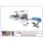 High Capacity automatic Aerosol Filling Machine For PU Foam / Pesticide for sale